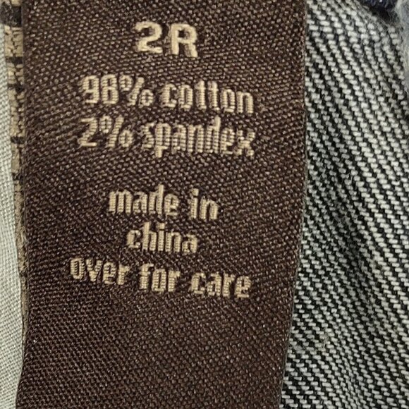The Limited Denim Medium Dark Wash 678 Cotton Jeans. Size 2R - Picture 10 of 11